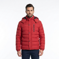 Men's Red Quilted Jacket