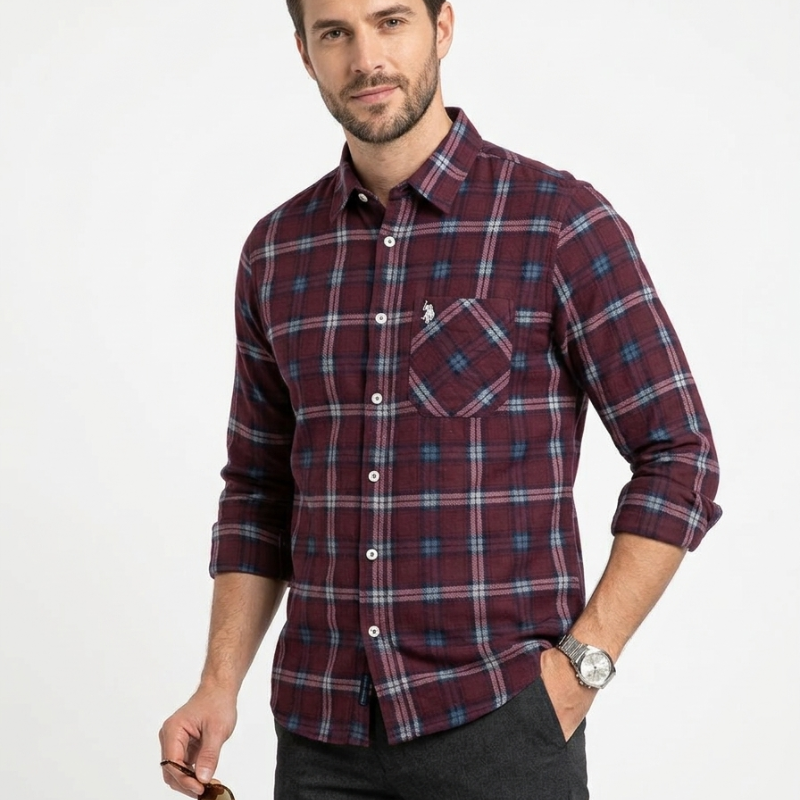 Chemise Casual à Carreaux - U.S. Polo Assn