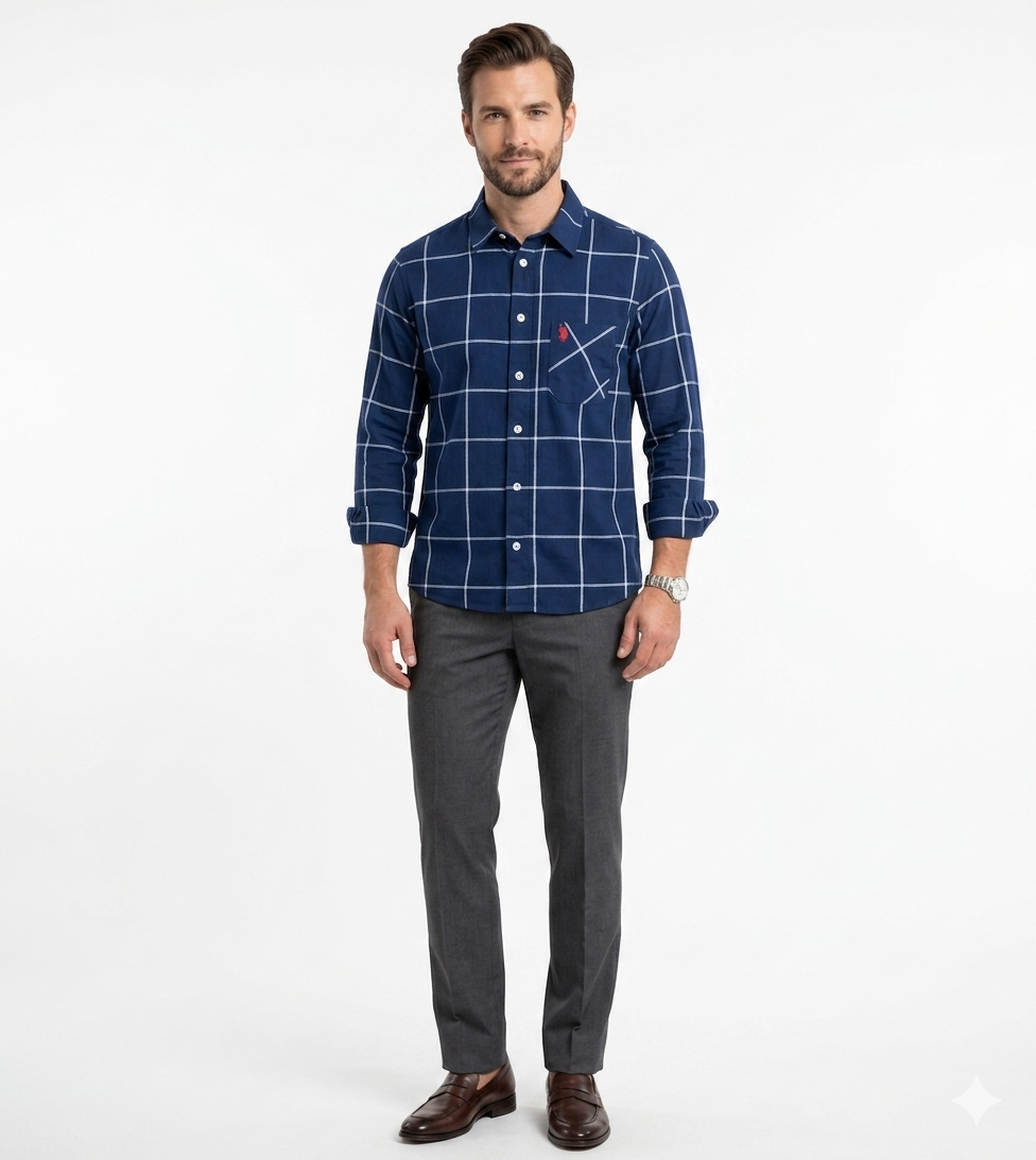 Chemise Casual à Carreaux - U.S. Polo Assn