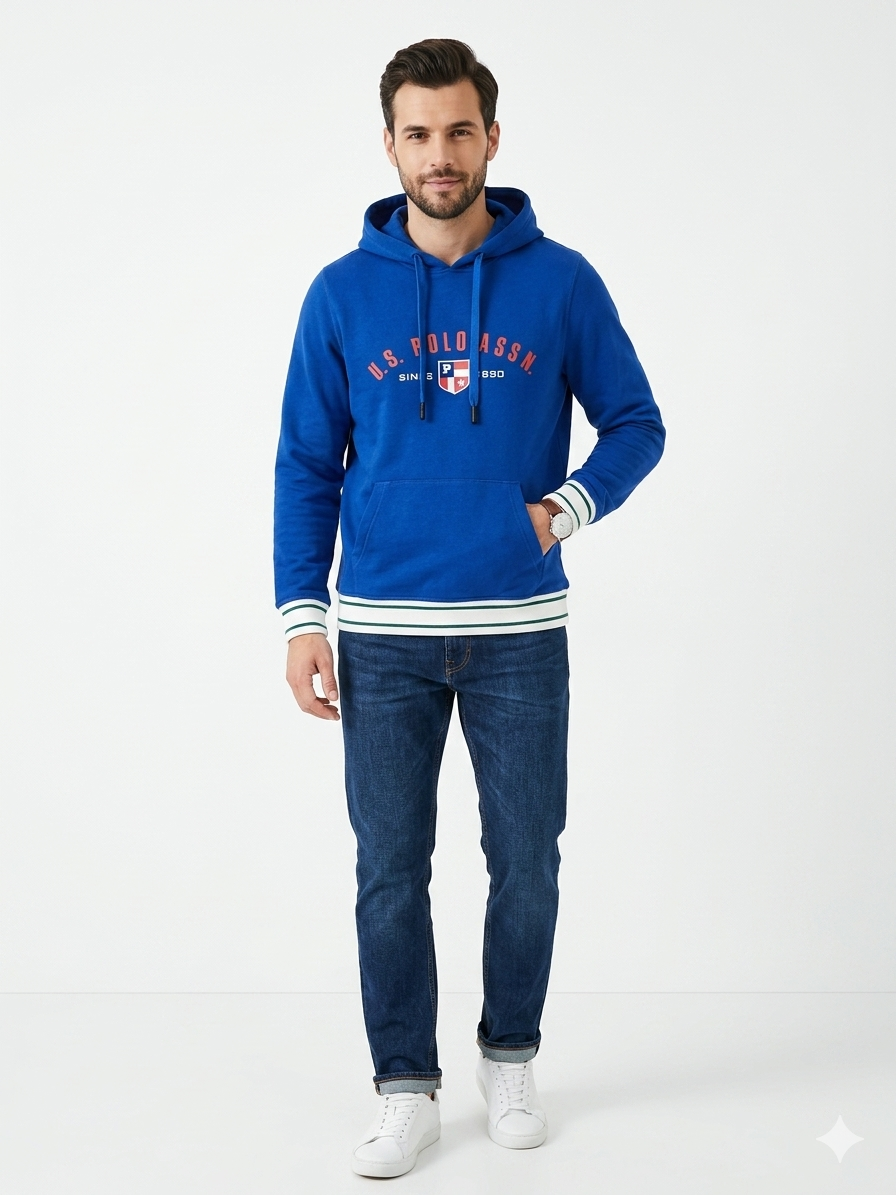 Sweat à Capuche U.S. Polo Assn. Homme