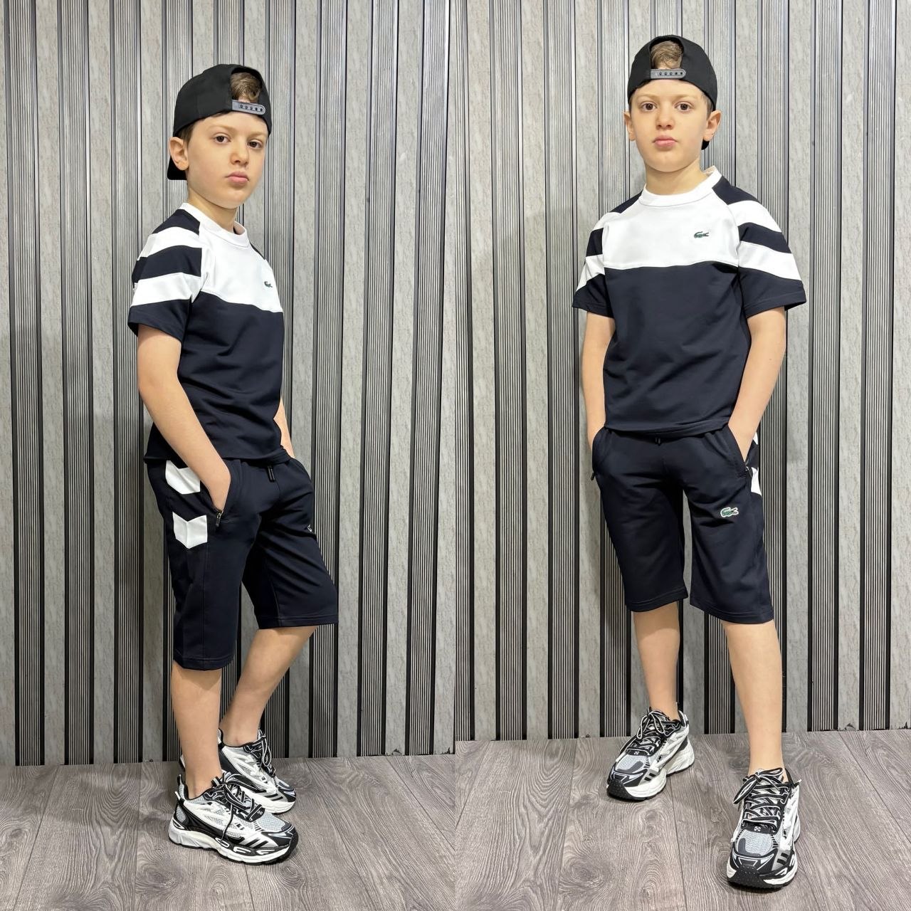 Ensemble garçon Lacoste tendance