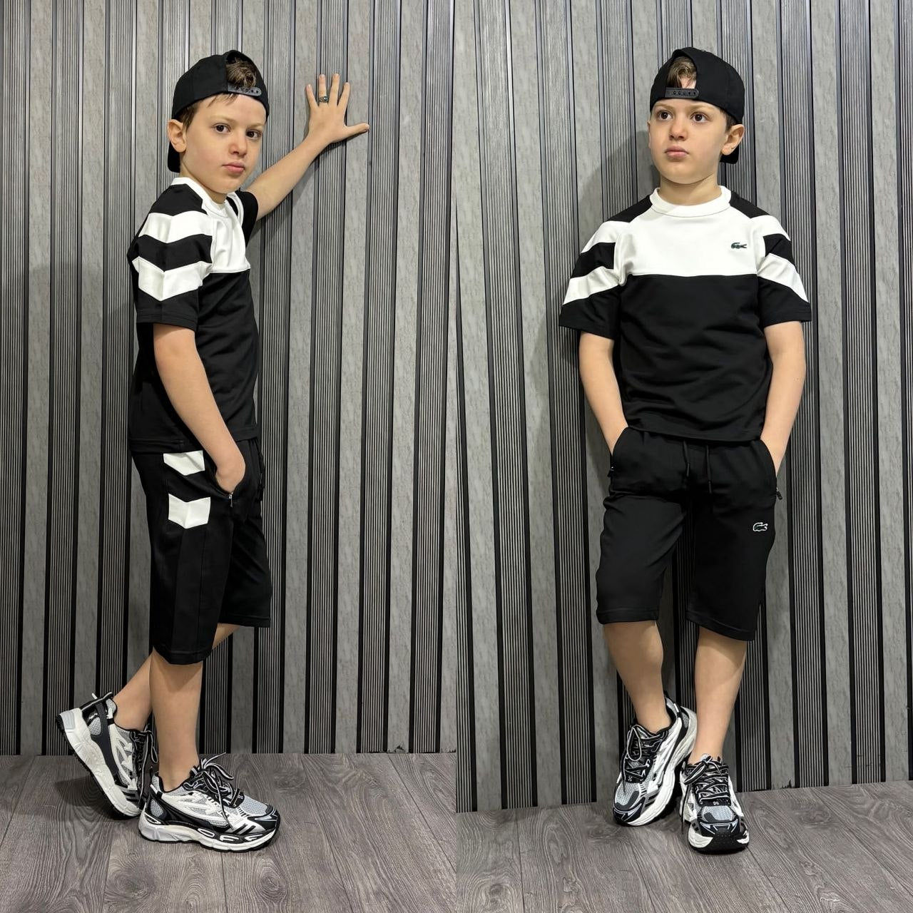 Ensemble garçon Lacoste tendance