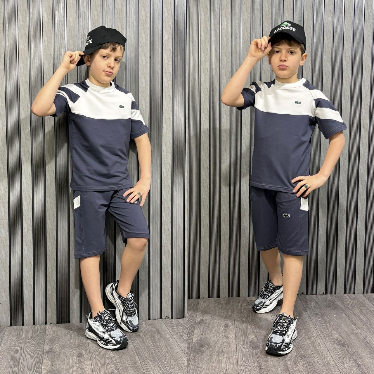 Ensemble garçon Lacoste tendance