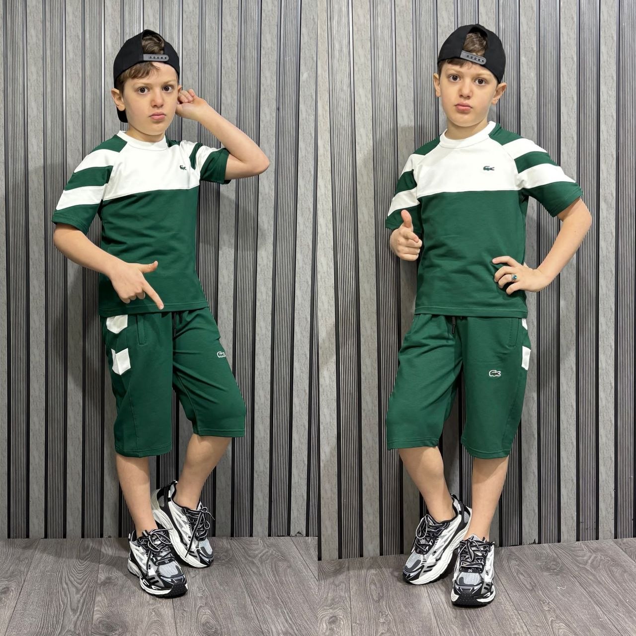 Ensemble garçon Lacoste tendance